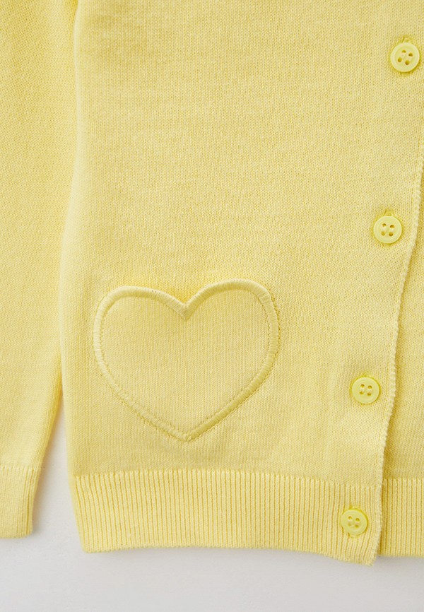 Кардиган для девочки Mothercare цвет желтый  Фото 3