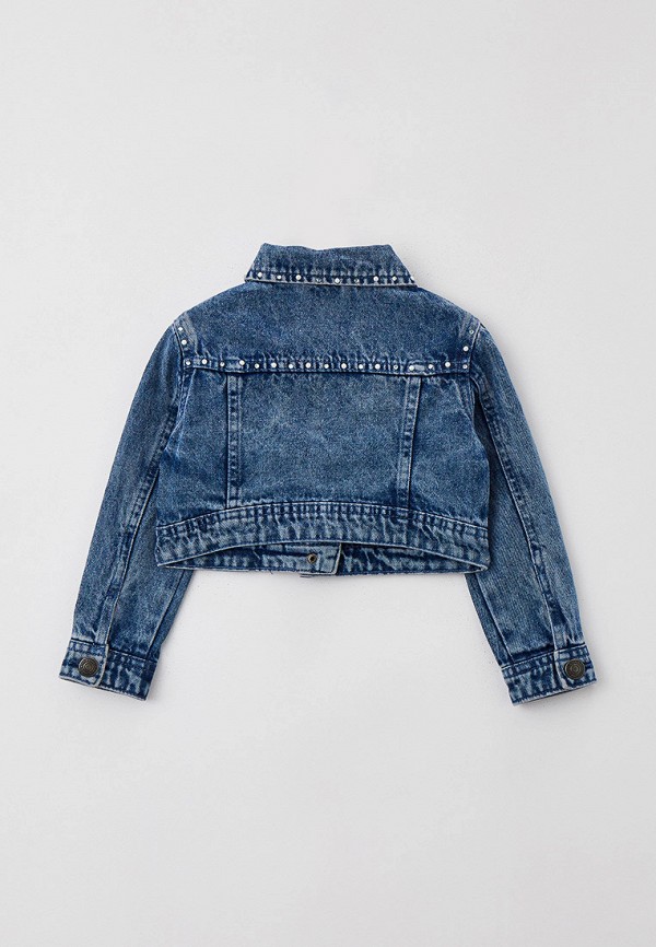 Куртка для девочки джинсовая Acoola цвет синий  Фото 2