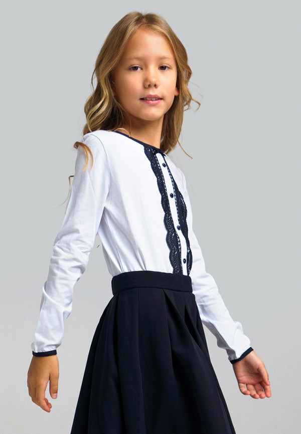 Лонгслив PlayToday белый, размер 134, фото 4