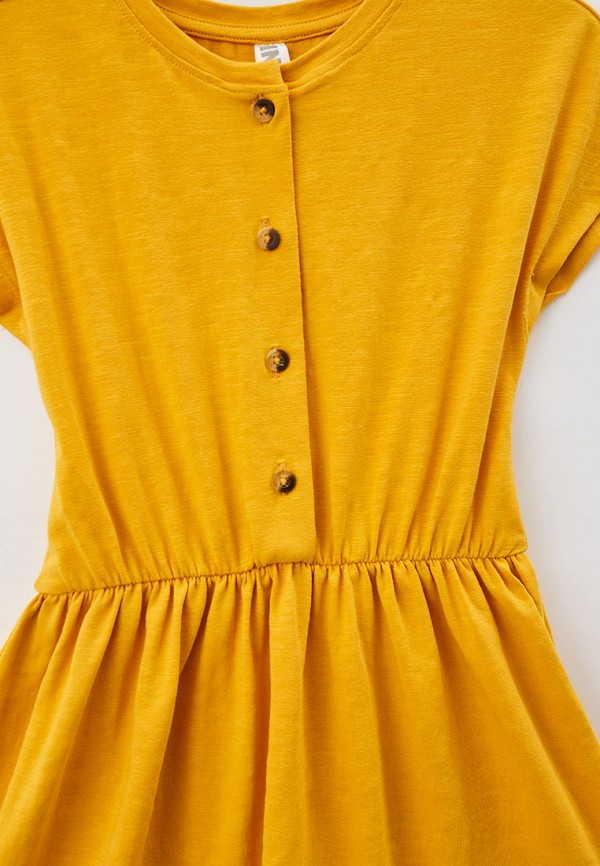 Платья для девочки Infunt цвет желтый  Фото 3