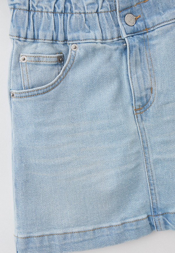 Юбка для девочки джинсовая Tom Tailor цвет голубой  Фото 3