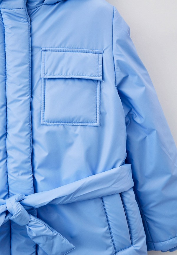 Куртка для девочки утепленная Nikastyle цвет голубой  Фото 3