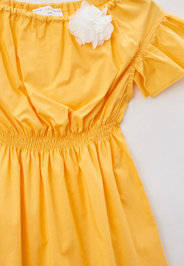 Платье Ete Children желтый, размер 116, фото 3
