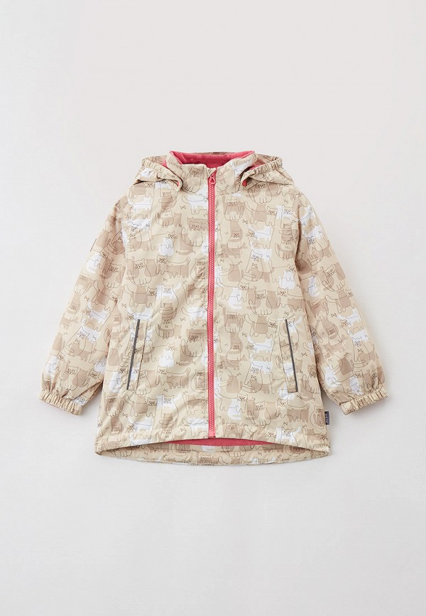 Куртка для девочки утепленная Kisu цвет бежевый 