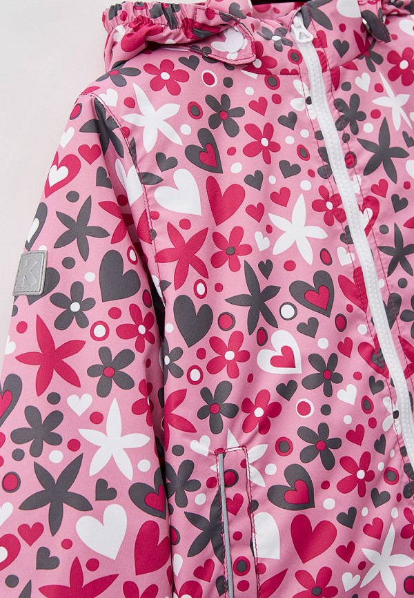 Куртка для девочки утепленная Kisu цвет розовый  Фото 4