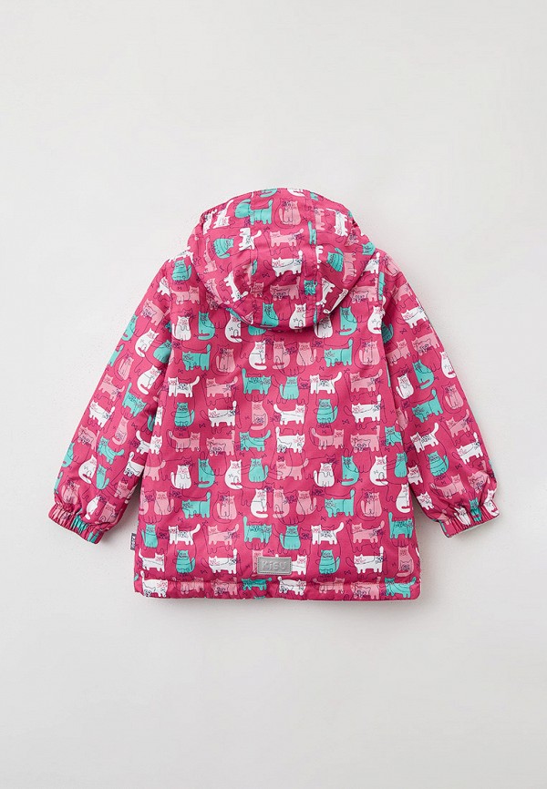 Куртка для девочки утепленная Kisu цвет фуксия  Фото 2