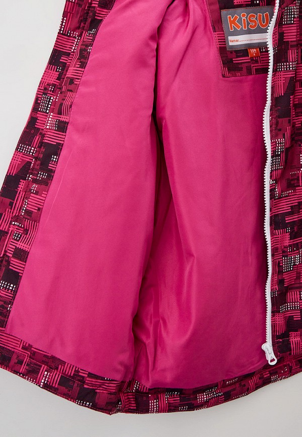 Куртка для девочки утепленная Kisu цвет фуксия  Фото 5