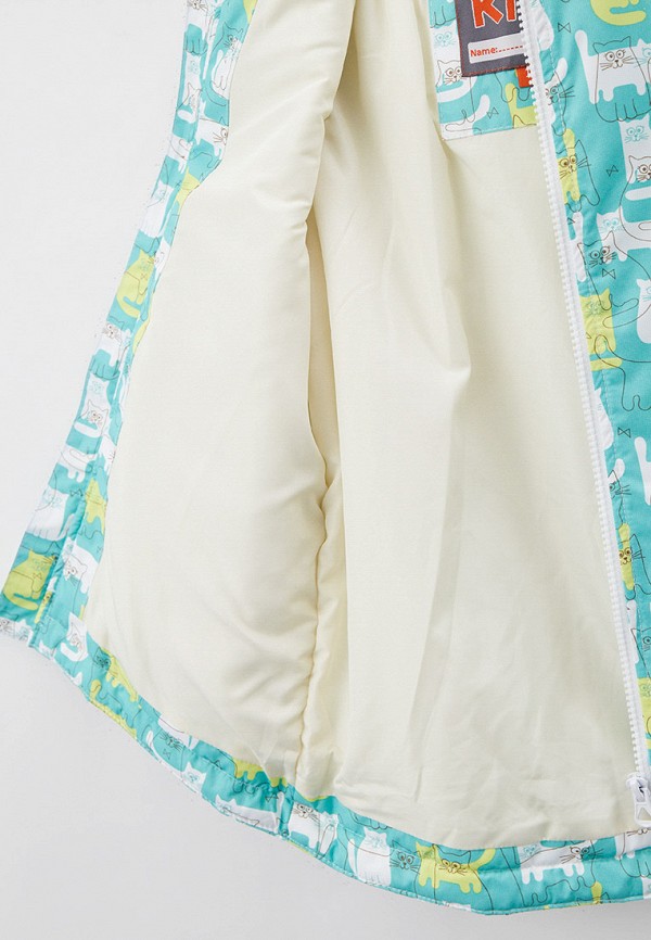 Куртка для девочки утепленная Kisu цвет бирюзовый  Фото 5