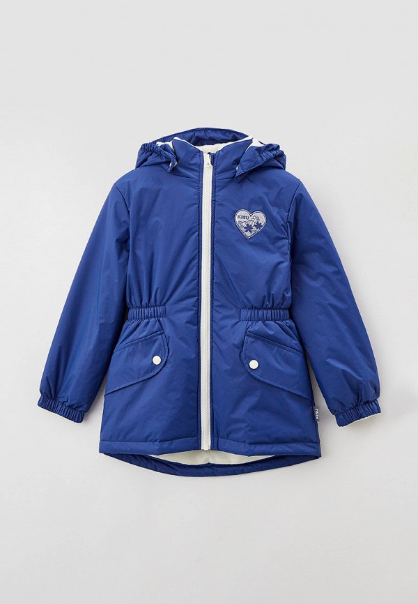 Куртка для девочки утепленная Kisu цвет синий 