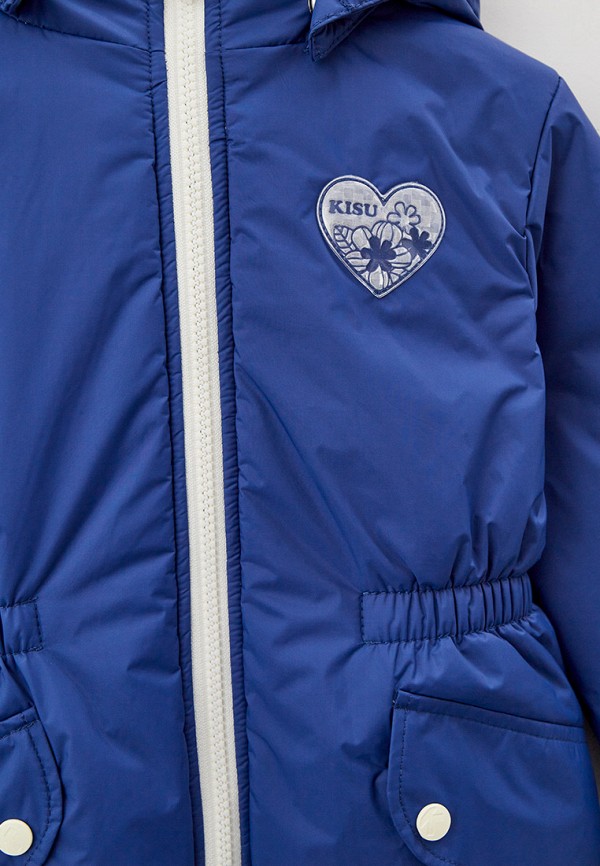 Куртка для девочки утепленная Kisu цвет синий  Фото 3