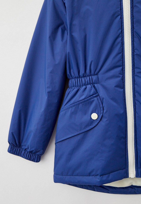 Куртка для девочки утепленная Kisu цвет синий  Фото 4