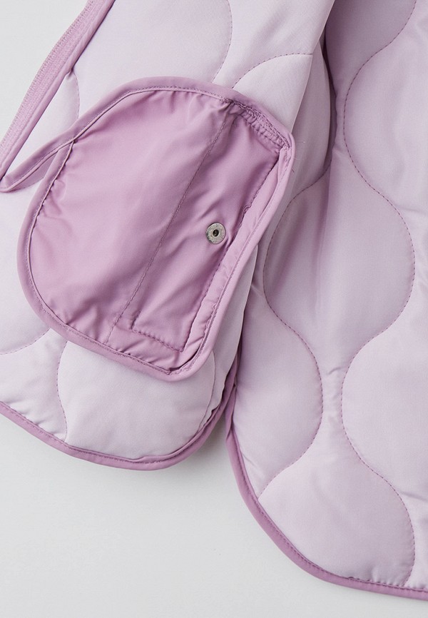 Куртка для девочки утепленная Tom Tailor цвет фиолетовый  Фото 4