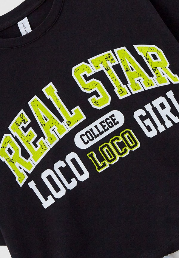 Костюм спортивный для девочки Locoloco All For Junior цвет черный  Фото 3