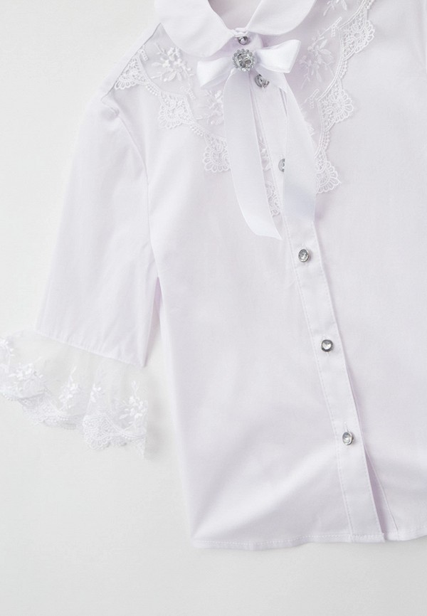 Блуза Smena белый, размер 152, фото 3