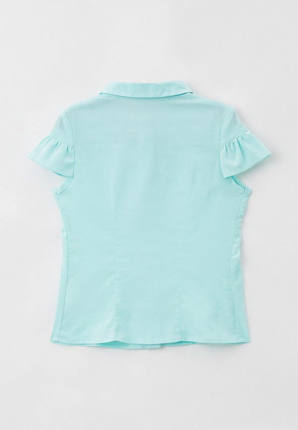 Блуза Smena цвет бирюзовый  Фото 2