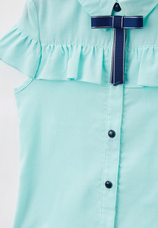 Блуза Smena бирюзовый, размер 146, фото 3