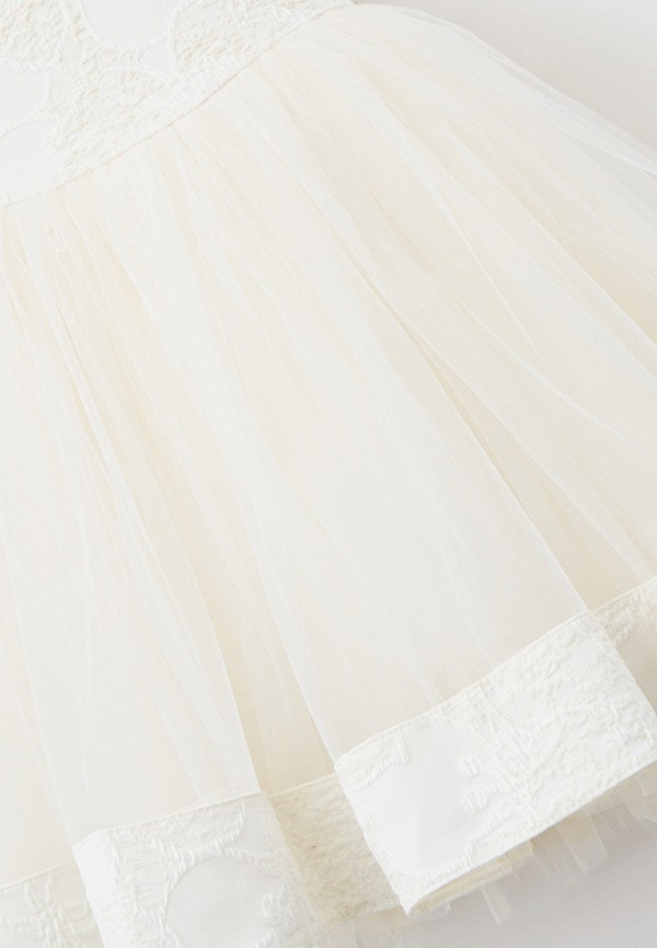 Пальто для девочки и платье Mimpi Lembut цвет белый  Фото 3