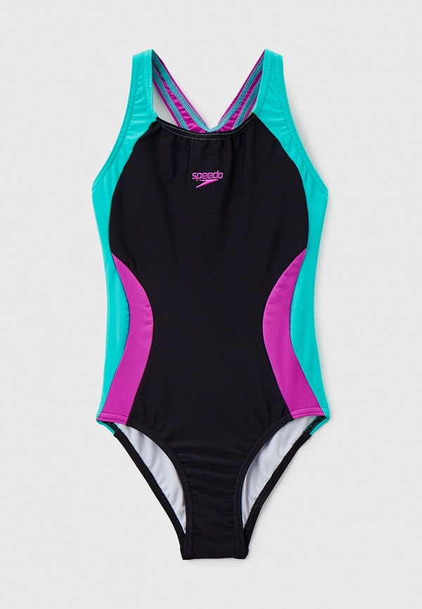 

Купальник Speedo, Черный, COL BLOCK SIBK JF BLACK/BLUE