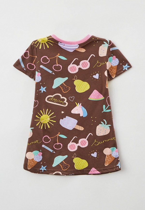 Платье Ete Children коричневый, размер 116, фото 2