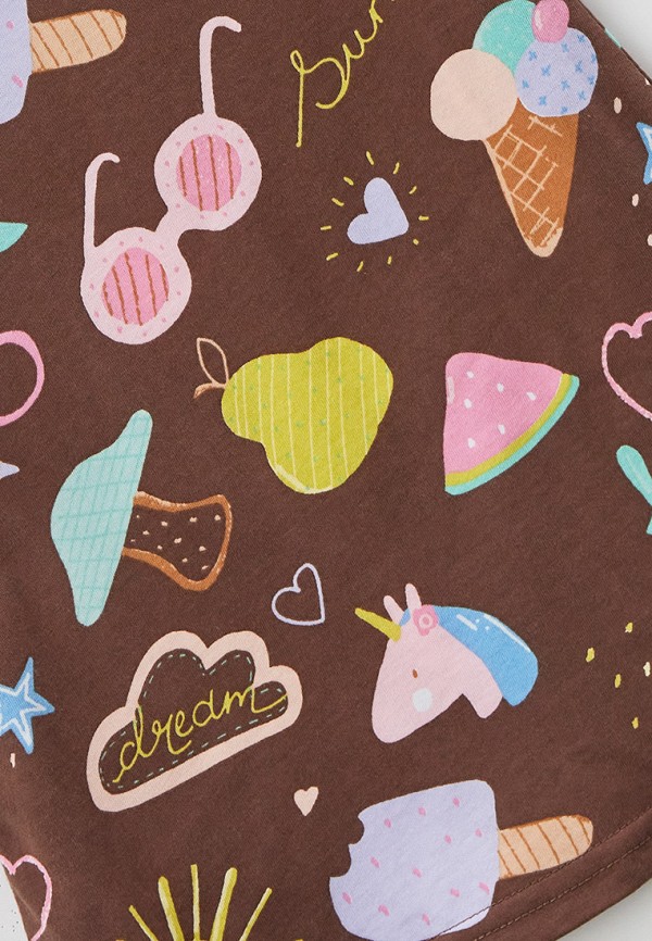 Платье Ete Children коричневый, размер 116, фото 3