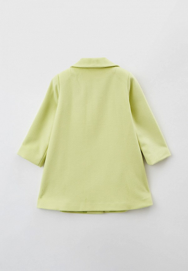 Пальто для девочки Ete Children цвет зеленый  Фото 2