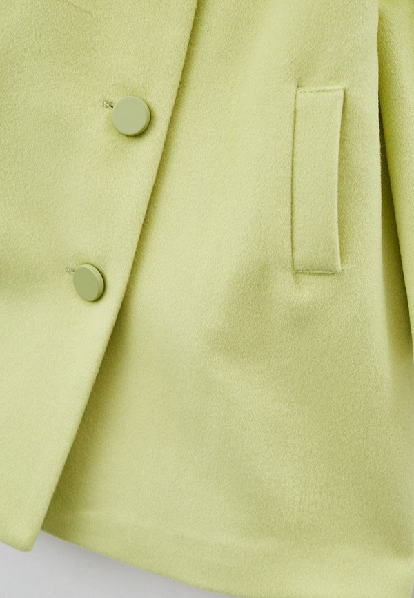 Пальто для девочки Ete Children цвет зеленый  Фото 5