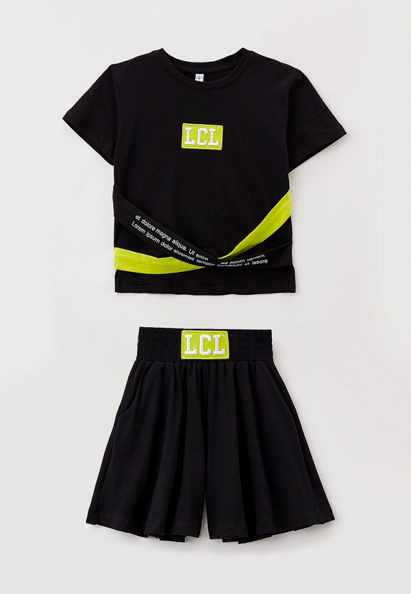 Комплект для девочки Locoloco All For Junior цвет черный 