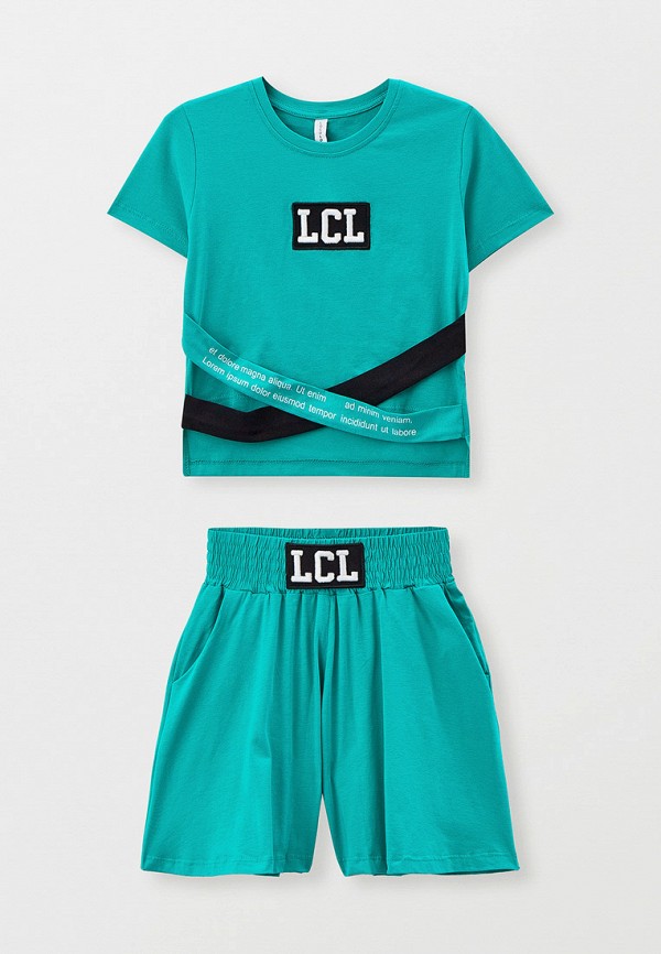 Костюм спортивный для девочки Locoloco All For Junior цвет зеленый 