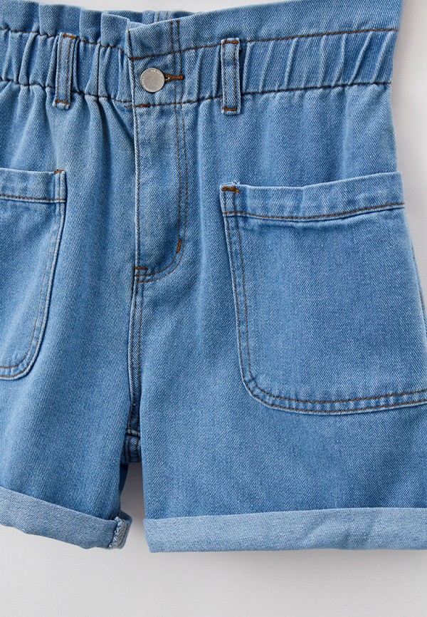 Шорты для девочки джинсовые Modis цвет голубой  Фото 3