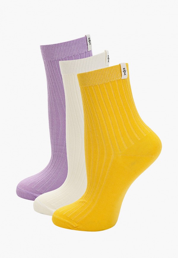 Носки для девочки 3 пары Yula цвет разноцветный 