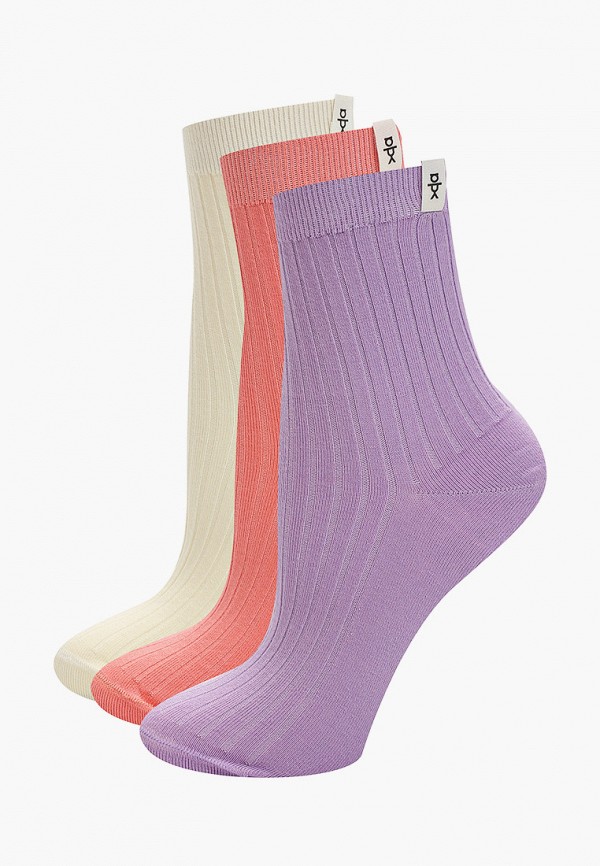 Носки для девочки 3 пары Yula цвет разноцветный 
