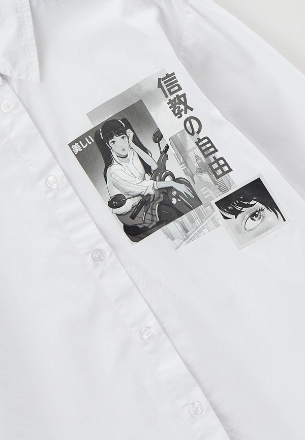 Рубашка для девочки Gloria Jeans цвет белый  Фото 3