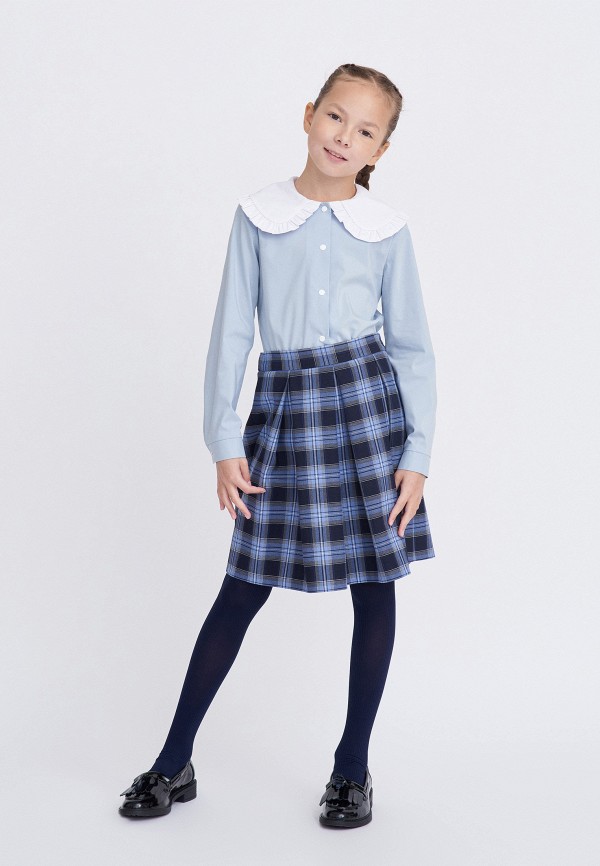 Блуза Smena голубой, размер 146, фото 4