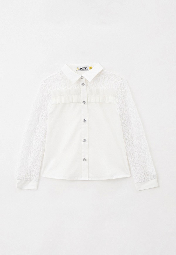 Блуза Smena цвет белый 
