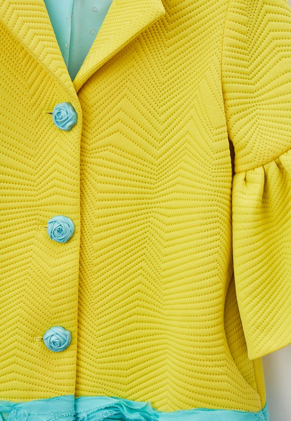 Пиджак для девочки Podiumkids цвет желтый  Фото 3