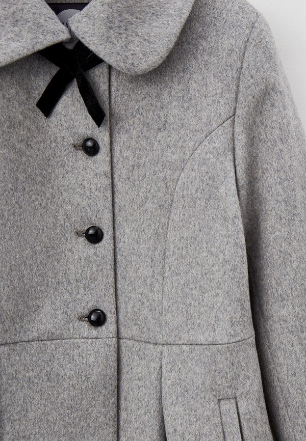 Пальто для девочки Smith's brand цвет серый  Фото 3