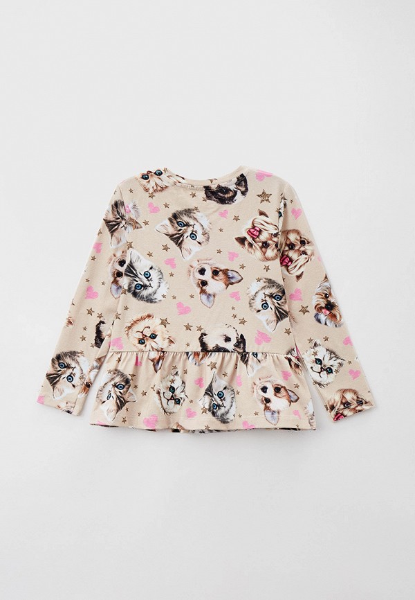 Лонгслив Juno бежевый, размер 128, фото 2