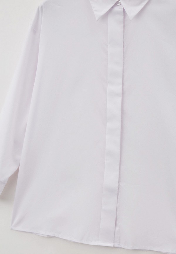 Рубашка для девочки Smena цвет белый  Фото 3
