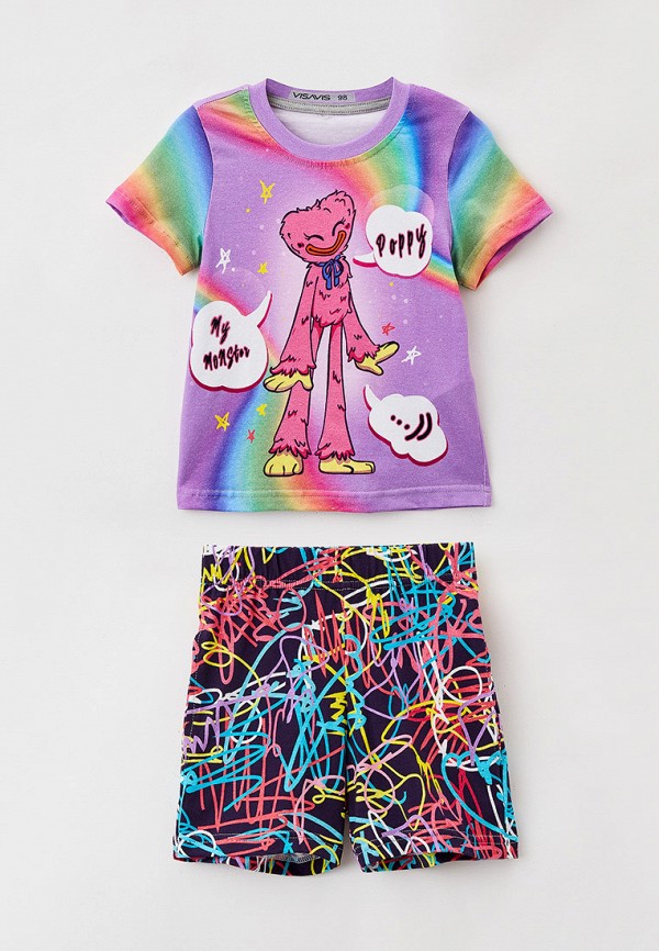 Пижама для девочки Vis-a-Vis цвет разноцветный 