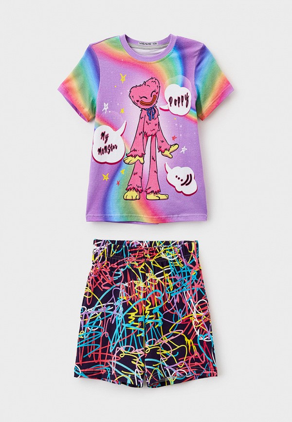 Пижама для девочки Vis-a-Vis цвет разноцветный 