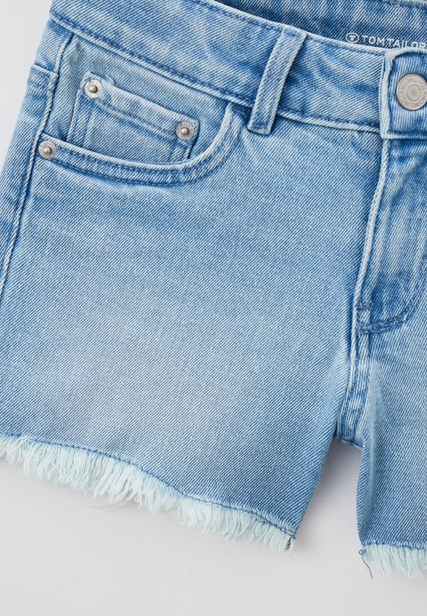Шорты для девочки джинсовые Tom Tailor цвет голубой  Фото 3