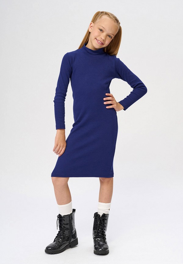 Платье КотМарКот синий, размер 128, фото 5