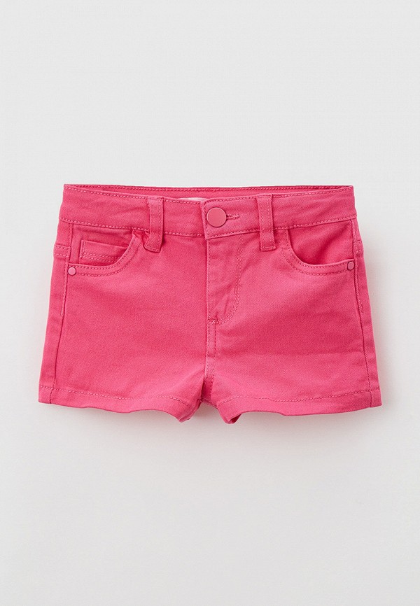 Шорты для девочки джинсовые Modis цвет розовый 