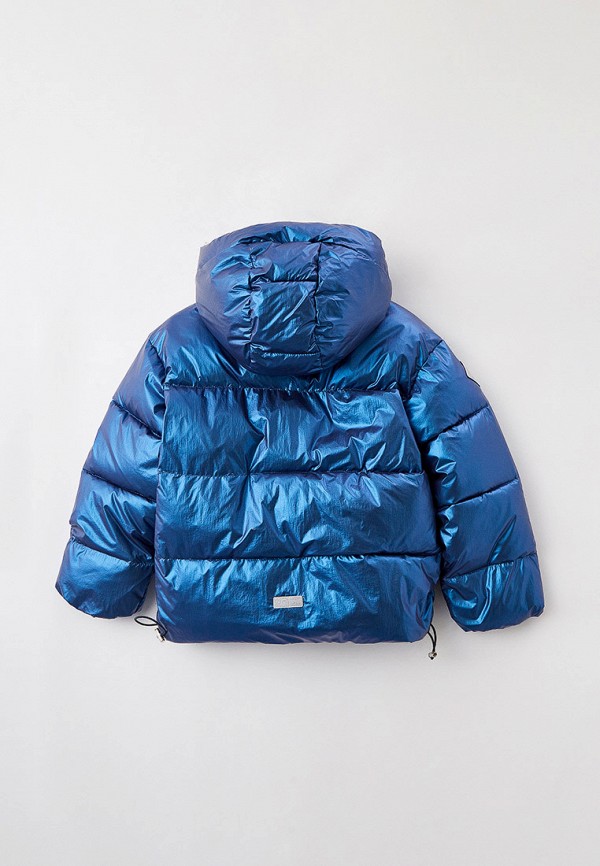 Куртка для девочки утепленная АксАрт цвет синий  Фото 2
