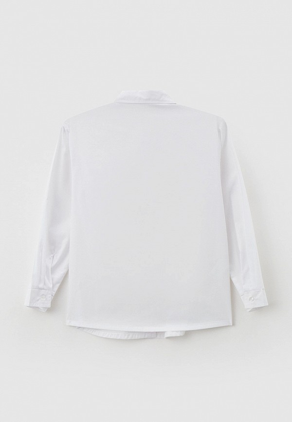 Рубашка для девочки NinoMio цвет белый  Фото 2