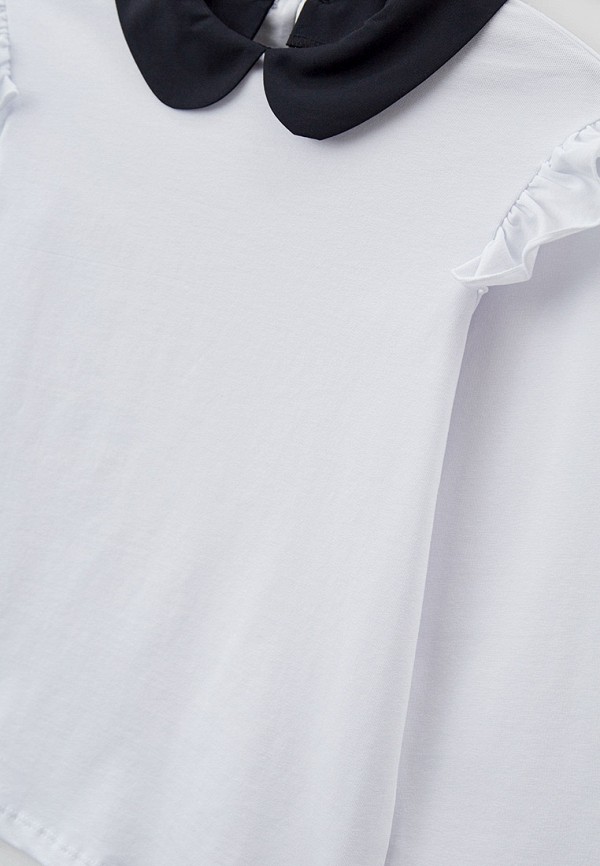 Лонгслив для девочки NinoMio цвет белый  Фото 3