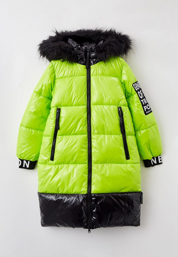 Куртка для девочки утепленная PlayToday цвет зеленый 