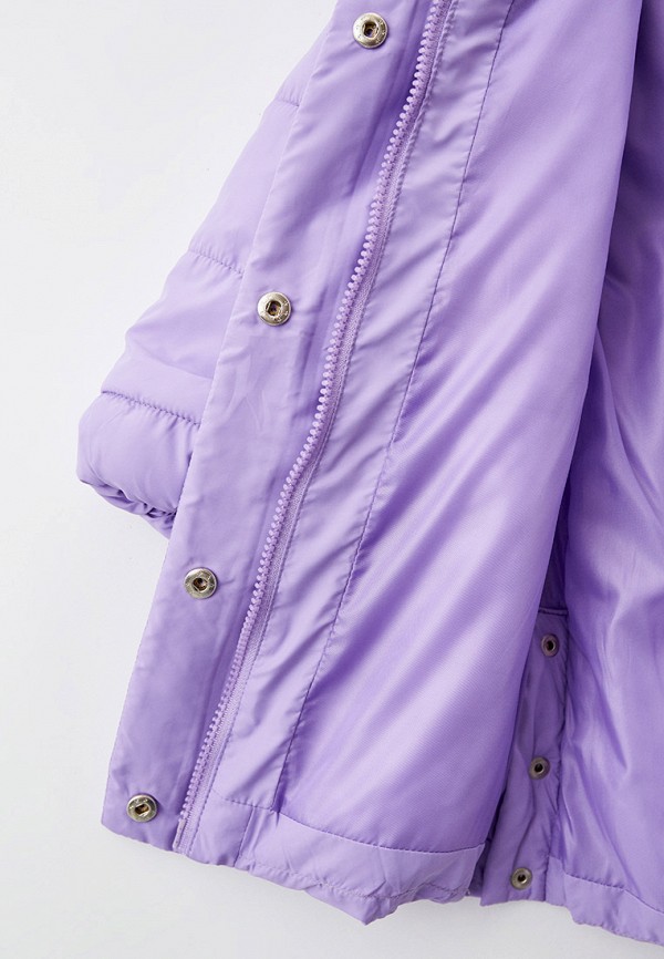 Куртка для девочки утепленная Sela цвет фиолетовый  Фото 5
