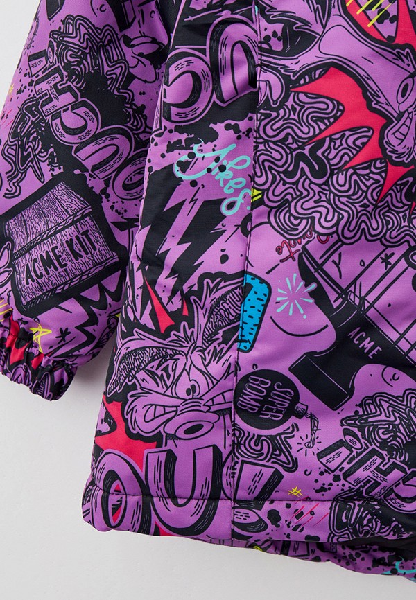 Куртка для девочки утепленная Sela цвет фиолетовый  Фото 3