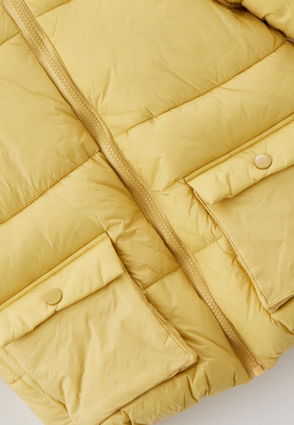 Куртка для девочки утепленная Sela цвет желтый  Фото 3
